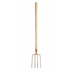 Widły 4-zębne złote oprawne...