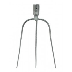 Widły 3-zębne szare