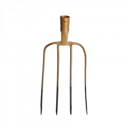 Widły 4-zębne złote